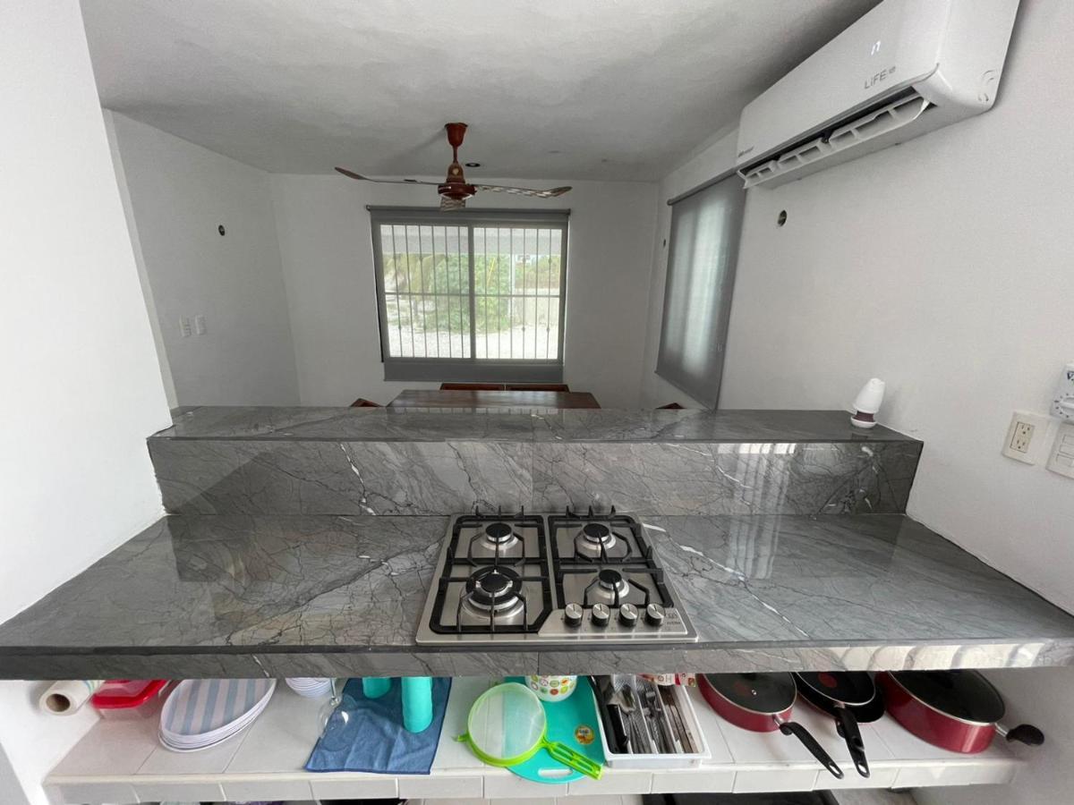 Pueblo ChicxulubCasa Con Piscina En Chixchulub A 100 M De La Playa别墅 外观 照片
