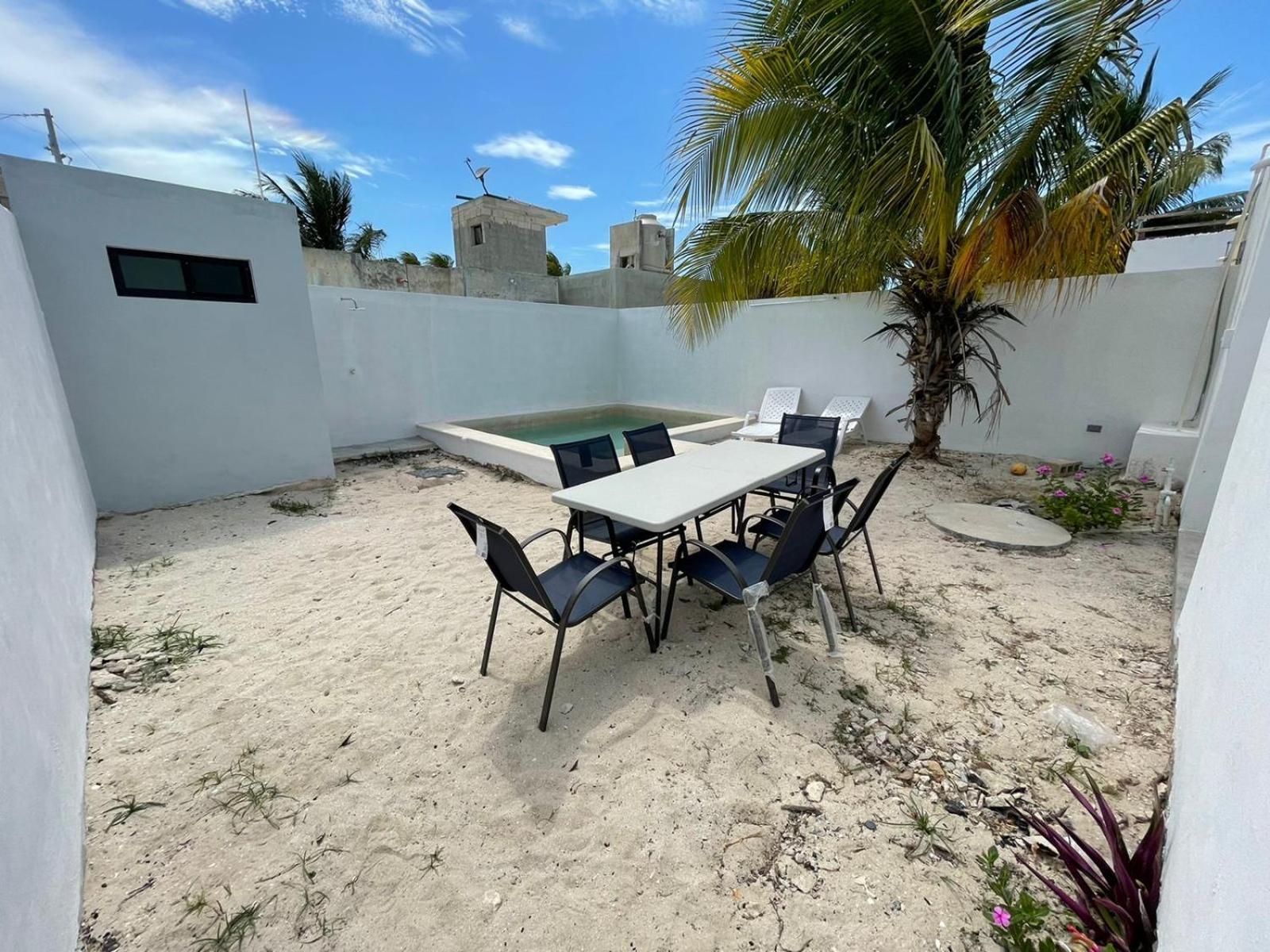 Pueblo ChicxulubCasa Con Piscina En Chixchulub A 100 M De La Playa别墅 外观 照片